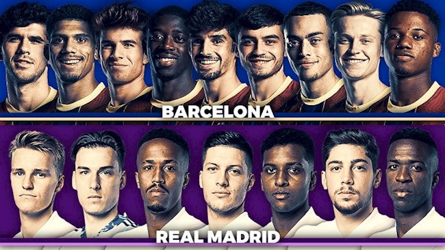 Đội hình Barca vs Real trẻ nhất lịch sử hình ảnh