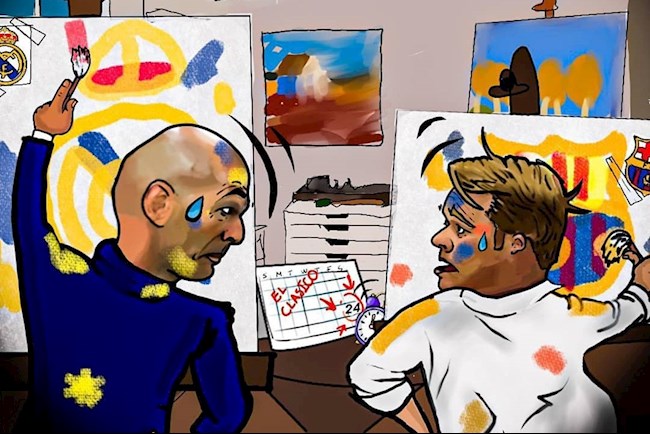 Biếm họa: Khi El Clasico không còn là Siêu kinh điển