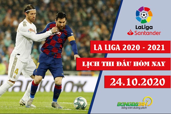 Lịch thi đấu La Liga hôm nay 24102020  Barca vs Real hình ảnh