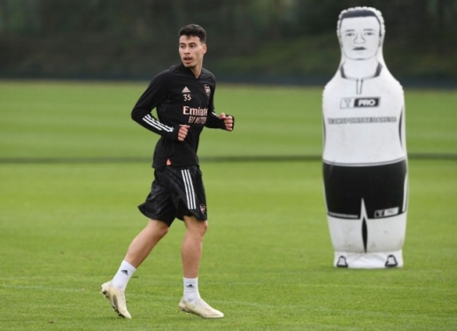 Tiền đạo Gabriel Martinelli báo tin cực vui cho Arsenal hình ảnh