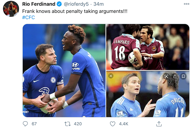 Rio Ferdinand dè bỉu Frank Lampard sau scandal giành pen hình ảnh