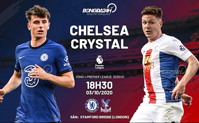 Truc tiep bong da Chelsea vs Crystal Palace vong 4 Ngoai hang Anh 2020/21 luc 18h30 ngay hom nay 3/10