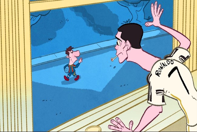 Biếm họa: Messi trong nỗi nhớ Ronaldo