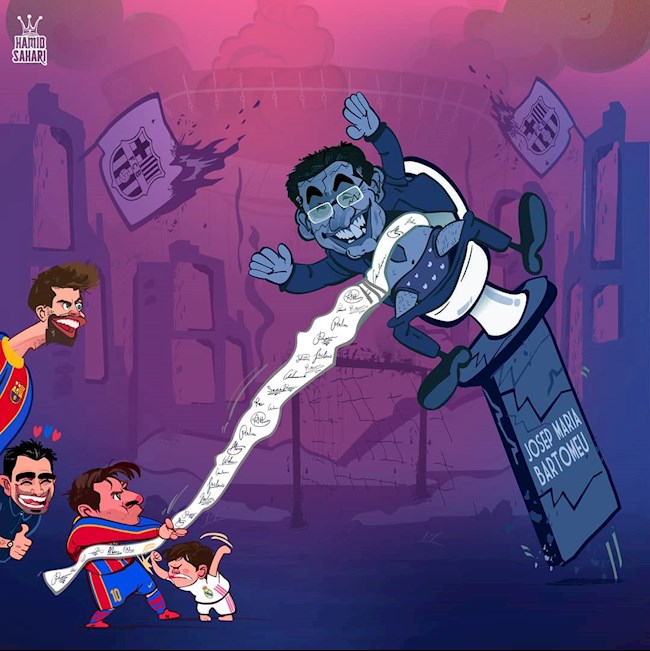 Biếm họa Messi được ví như Harry Potter, Ronaldo lại nhận vai ác hình ảnh