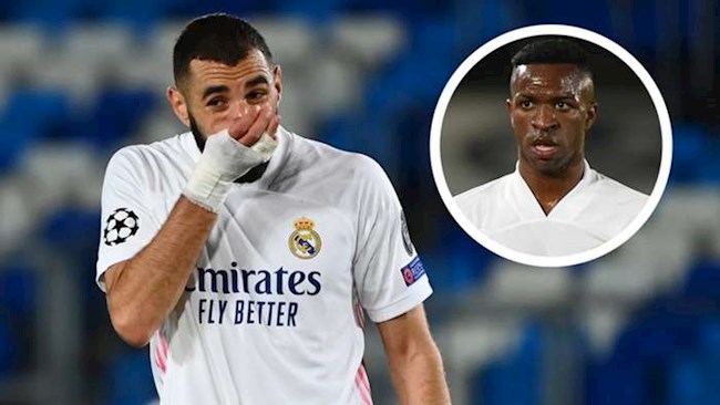 Tiền đạo Karim Benzema và Vinicicius mâu thuẫn, Zidane nói gì hình ảnh