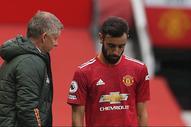 Ngay cả Bruno Fernandes cũng không còn cứu được Solskjaer