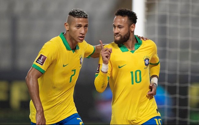 Brazil vs Peru Neymar toa sang