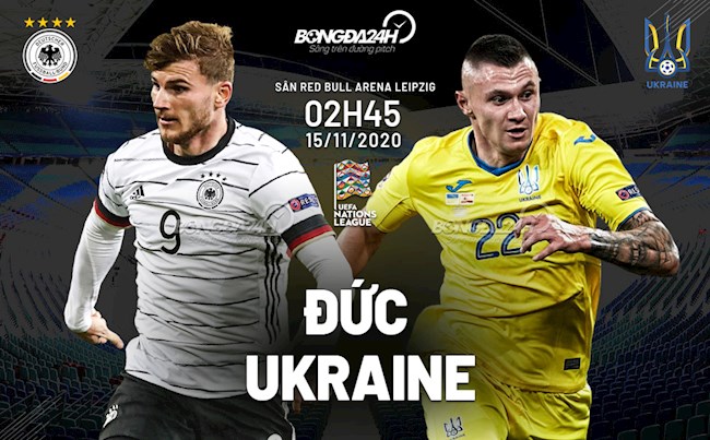 Hạ gục Ukraine, Đức chiếm ưu thế ở bảng A4 UEFA Nations League 2020/21