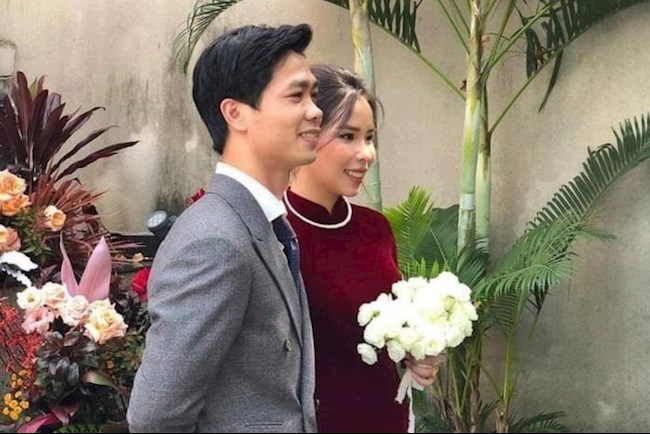 Lộ diện những hình ảnh đầu tiên về lễ cưới của Công Phượng