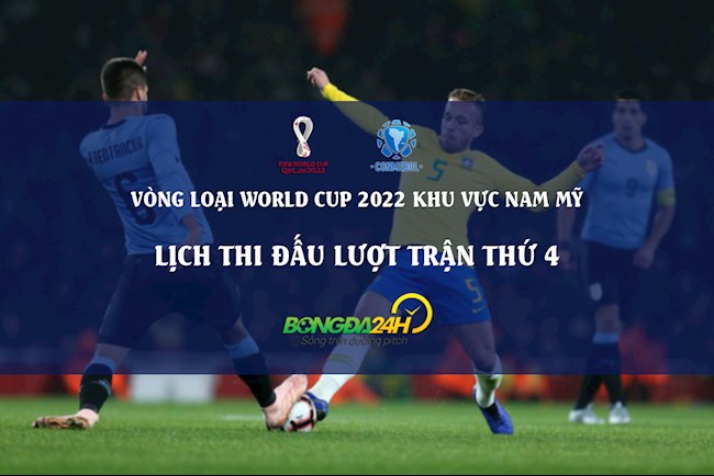 Lịch thi đấu lượt trận 4 VL World Cup 2022 khu vực Nam Mỹ đêm nay và ngày mai 18/11