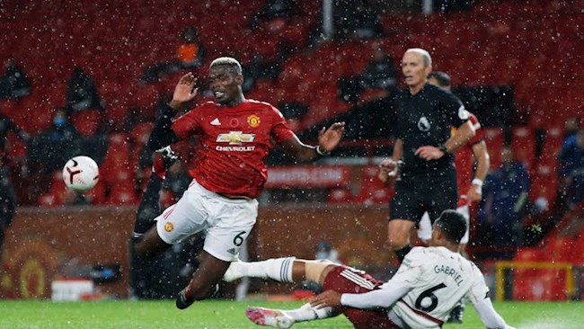 Chấm điểm các cầu thủ MU trước Arsenal: Fred và Pogba tệ nhất