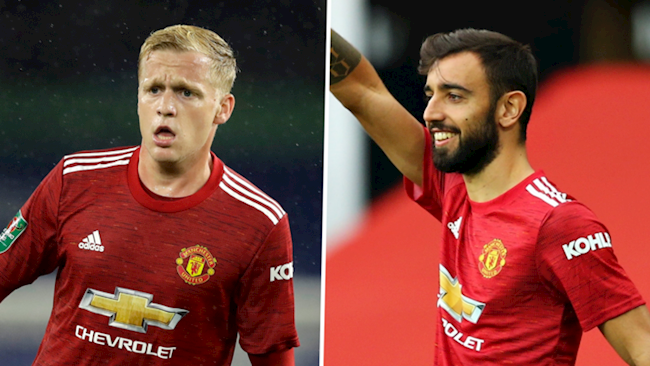 Bruno Fernandes hưởng lợi khi có Van de Beek trong đội hình hình ảnh