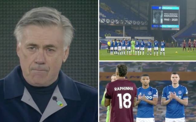 VIDEO: Carlo Ancelotti không kìm được nước mắt khi tưởng nhớ Diego Maradona