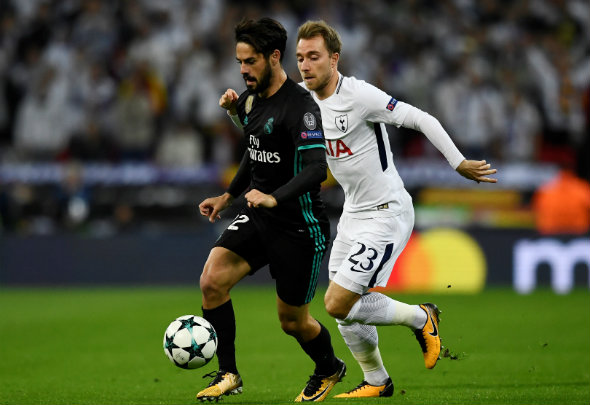 Chuyển nhượng Real Madrid Bán Isco mua Eriksen hình ảnh