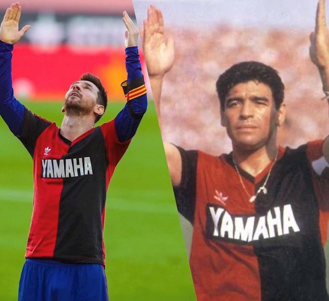 Messi tri ân Maradona, suýt tái hiện Bàn tay của Chúa hình ảnh 2