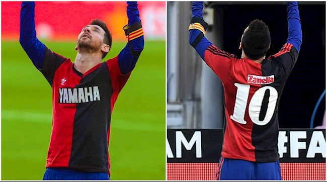 Messi tri an Maradona