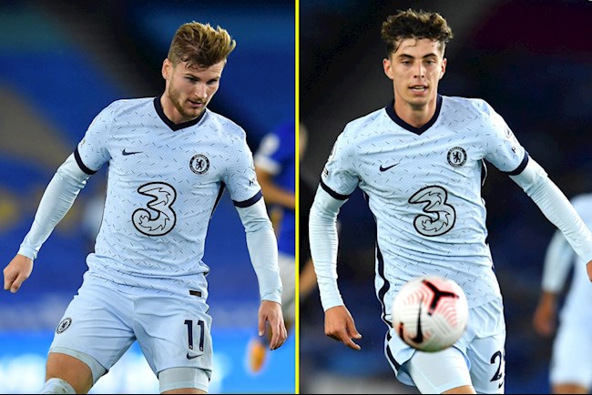 Tiền đạo Timo Werner hết lời khen ngợi  Kai Havertz  hình ảnh