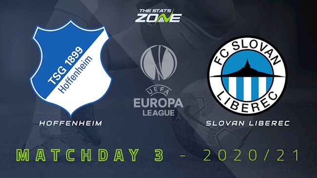Nhận định bóng đá Hoffenheim vs Slovan Liberec 3h00 ngày 6/11 (Europa League 2020/21) liberec slovan