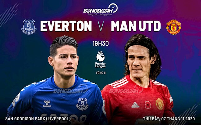 Truc tiep bong da Everton vs MU Ngoai hang Anh/Premier League 2020/21 luc 19h30 ngay hom nay 7/11