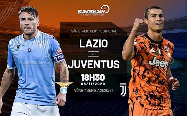 Truc tiep bong da Lazio vs Juventus Serie A 2020/21 luc 18h30 ngay hom nay 8/11