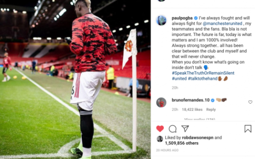 Bruno Fernandes phản hồi về trạng thái của tiền vệ Paul Pogba hình ảnh