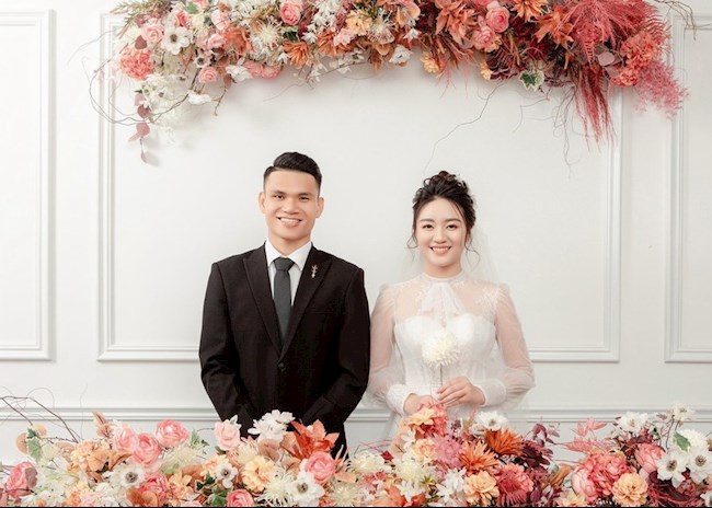 Chiêm ngưỡng ảnh cưới lung linh của tuyển thủ QG Phạm Xuân Mạnh hình ảnh