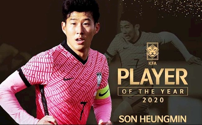 Tiền đạo Son Heung Min chính thức có thêm một danh hiệu hình ảnh