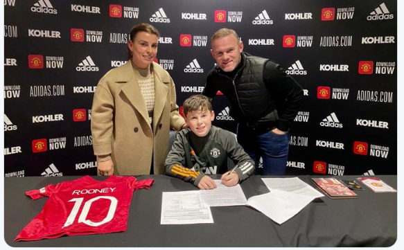 MU ký hợp đồng với con trai Wayne Rooney hình ảnh
