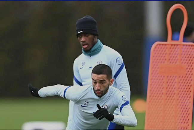 Ziyech và Hudson-Odoi trở lại tập luyện cùng Chelsea hình ảnh