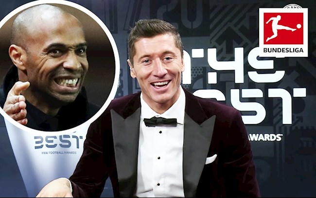 VIDEO: Thierry Henry: Đánh bại hai quái vật CR7 và Messi, Lewandowski đã làm được một điều đặc biệt