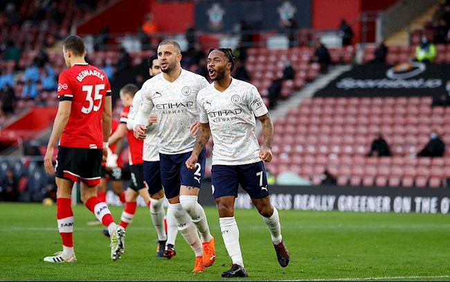 Video ket qua Southampton vs Man City: Raheem Sterling an mung ban thang