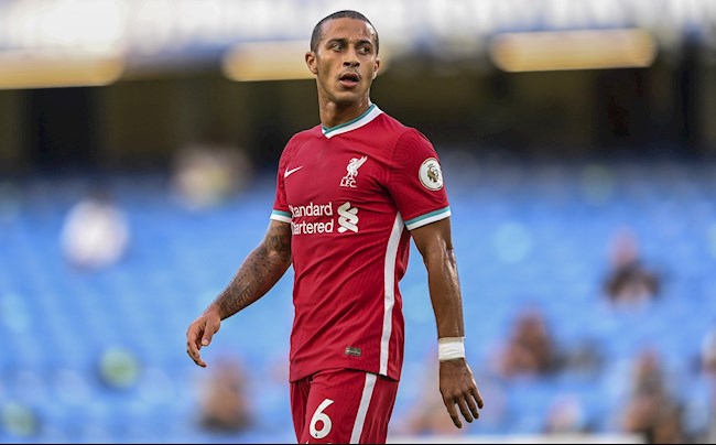 Ấn định thời điểm Thiago trở lại thi đấu cho Liverpool