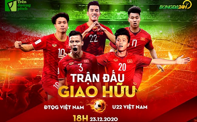 Trực tiếp bóng đá: Link xem ĐT Việt Nam vs U22 Việt Nam hôm nay 23/12 (Full HD) truc tiep bong da u22 hôm nay