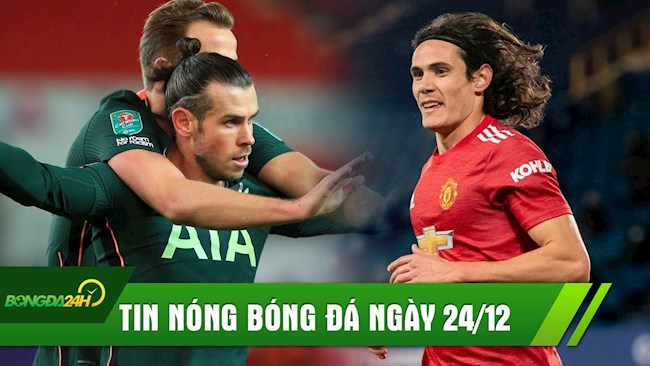 ĐIỂM TIN SÁNG 24/12: Cavani nổ súng, MU loại Everton; Kane ghi bàn, Spurs dễ dàng đi tiếp