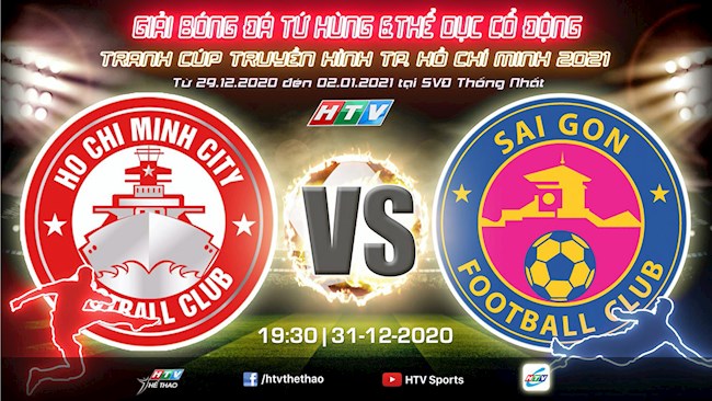 Kết quả bóng đá TP HCM vs Sài Gòn Tứ Hùng HTV Cup 2021 hình ảnh