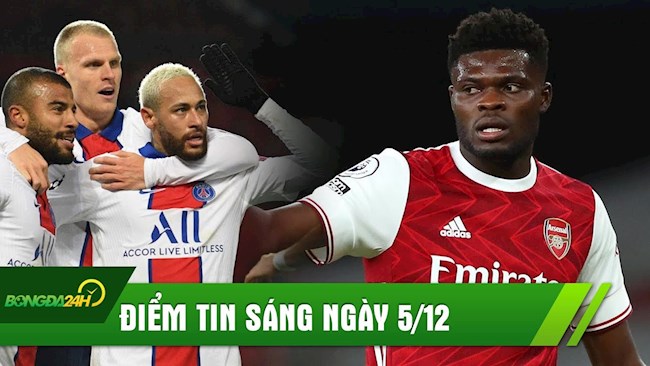 ĐIỂM TIN SÁNG 5/12: Huyền thoại tin Neymar sẽ tái hợp Messi; Arteta đem máy quét chiến Tottenham