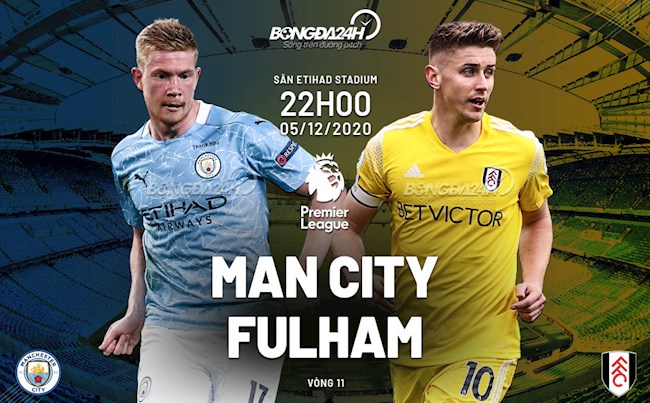 Không mất nhiều sức, Man City thắng dễ Fulham