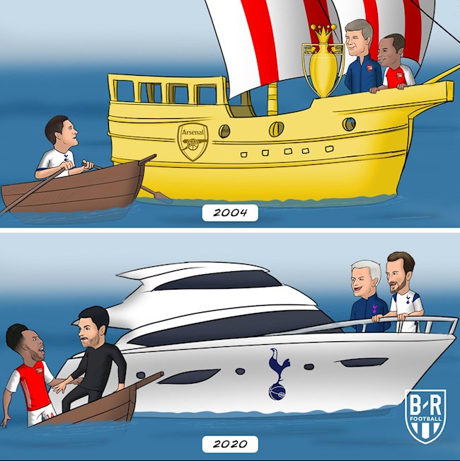Biếm họa Ozil thảnh thơi ngồi xem Arsenal bại trận trước Tottenham hình ảnh 3