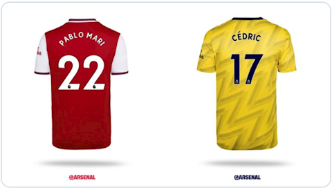 Arsenal ấn định số áo cho 2 tân binh Pablo Mari và Cedric Soares hình ảnh