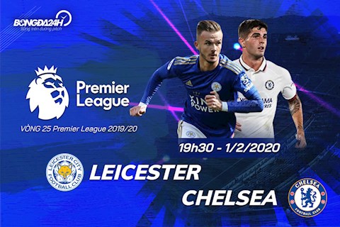 Leicester vs Chelsea vong 25 Ngoai hang Anh 2019/20
