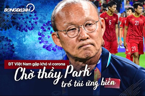ĐT Việt Nam gặp khó vì corona: Chờ thầy Park trổ tài ứng biến