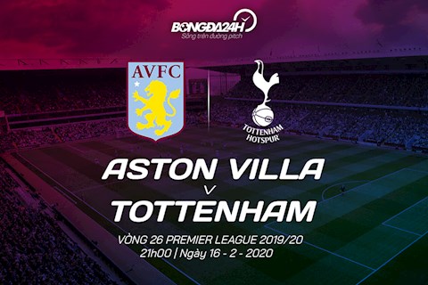 Aston Villa vs Tottenham vong 26 NHA