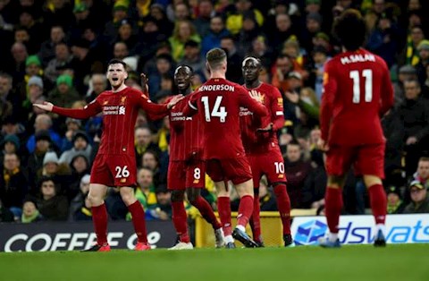 Norwich 0-1 Liverpool Klopp thương xót Man City của Guardiola hình ảnh