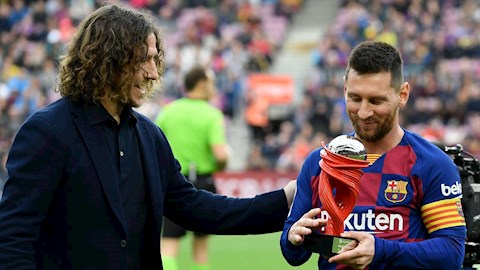 Carles Puyol nhận định Messi có thể chơi bóng đến năm 38 tuổi hình ảnh