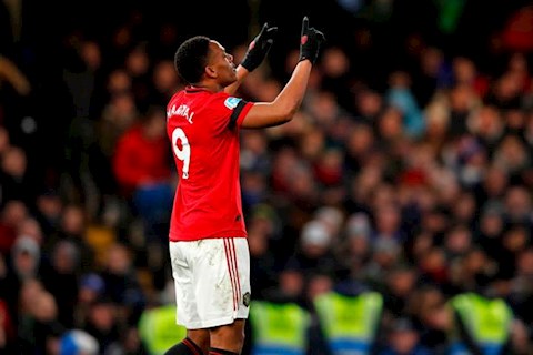 Anthony Martial ghi ban