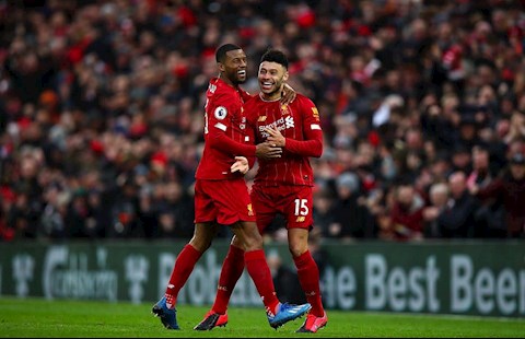 Liverpool 4-0 Southampton Chamberlain ghi ban