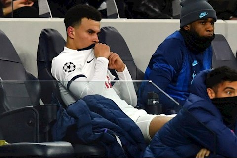 Dele Alli không hài lòng với Mourinho sau trận thua Leipzig hình ảnh