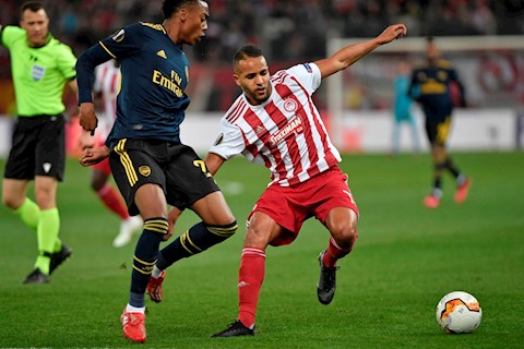 Olympiacos 0-1 Arsenal Lacazette ghi bàn duy nhất, Pháo thủ rộng cửa vào vòng 18 Europa League hình ảnh 3