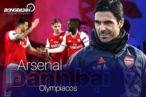 Arsenal đánh bại Olympiacos: Đoàn quân của Arteta ngày càng vững vàng