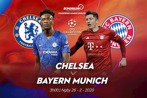 Chelsea vs Bayern Munich luot di vong 1/8 C1 2019/20
